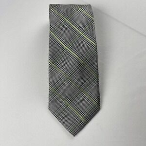 IZOD GREEN/BLACK STRIPED MENS NECKTIE 60" x 3.5"